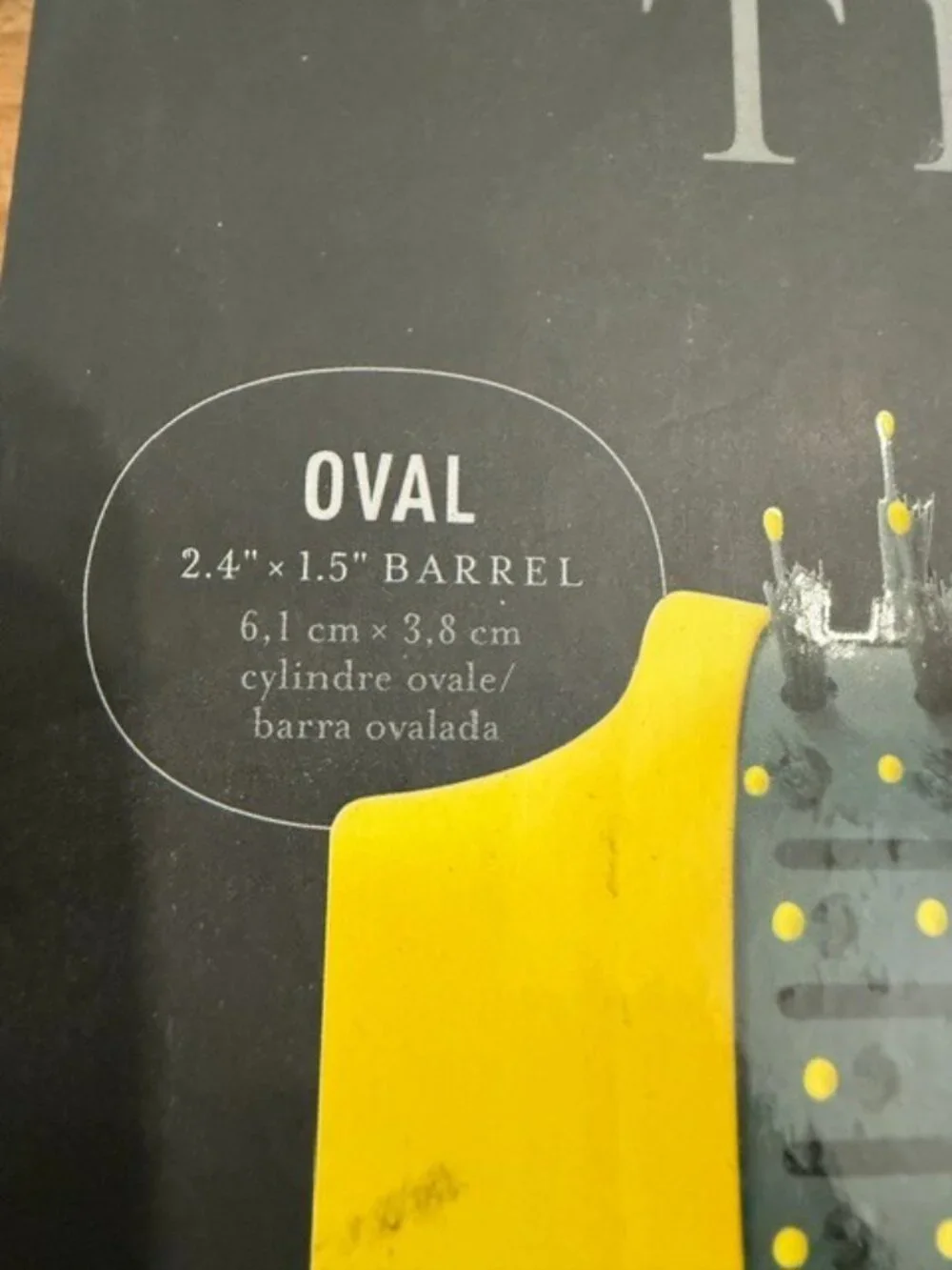 Drybar The Double Shot Oval Blow Dryer Hot Air Brush Yellow Style Volume Anti Fr